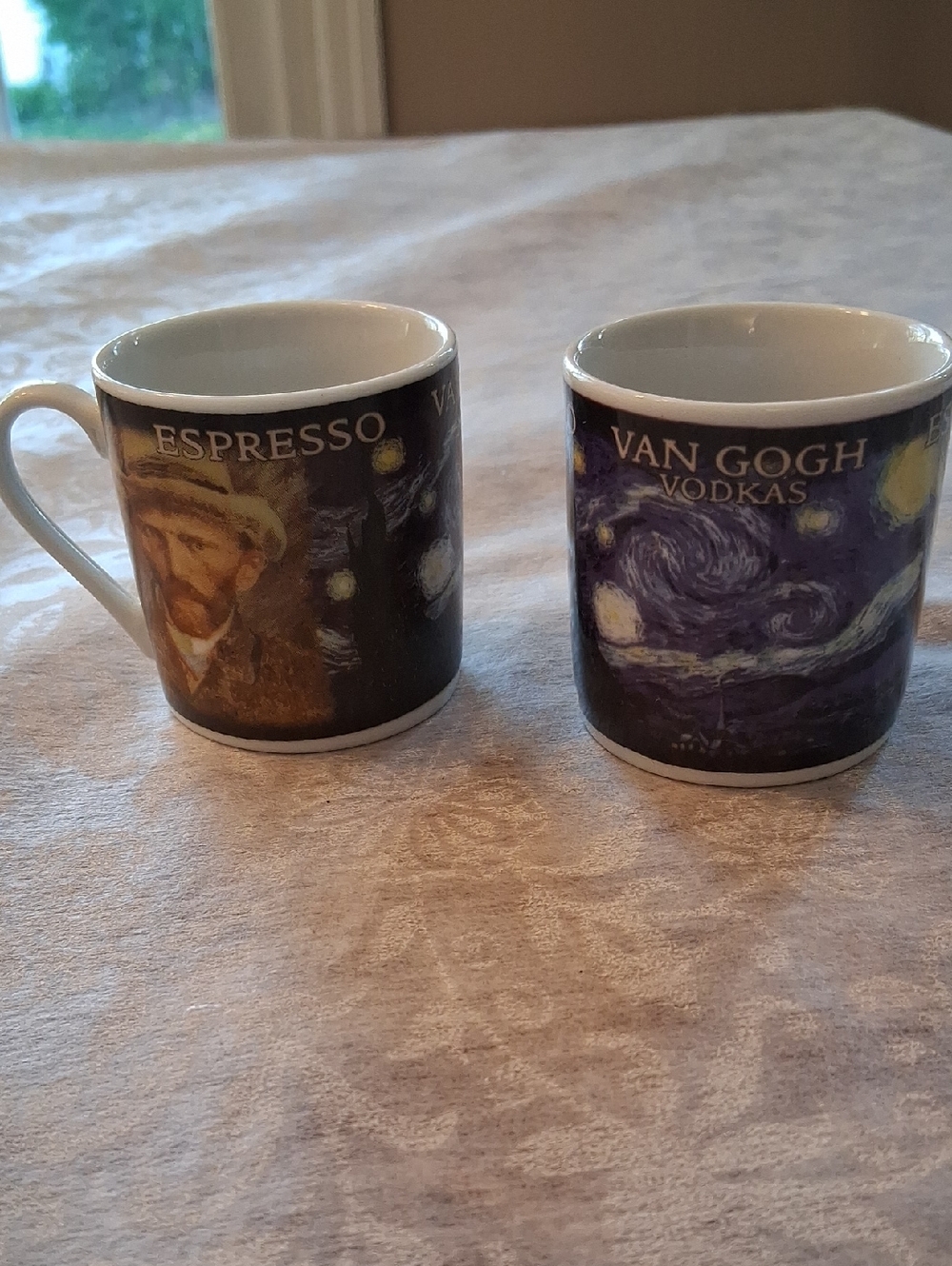 2 Van Gogh Espresso Cups